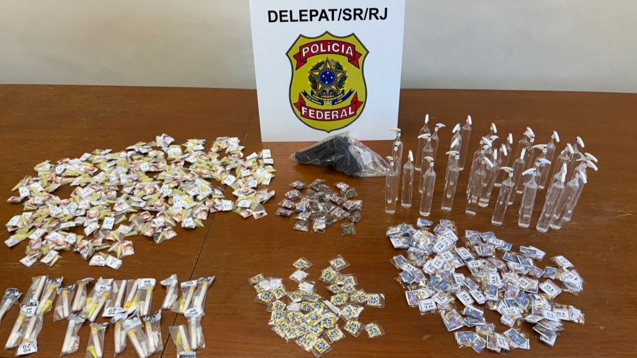 Itens apreendidos pela PF na operação | Divulgação/Polícia Federal