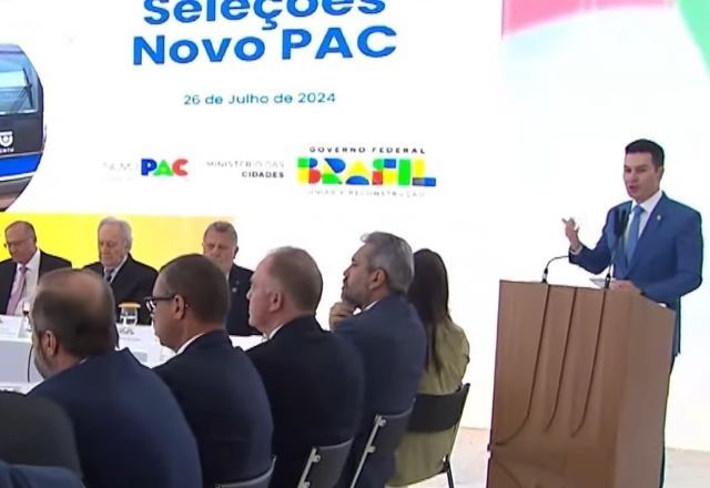 Jader Filho, ministro das Cidades, anuncia investimentos do Novo PAC | Reprodução/YouTube