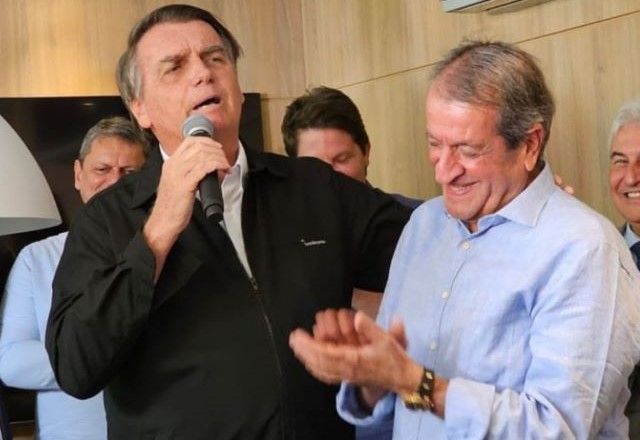 Jair Bolsonaro (PL) e o presidente do PL, Valdemar Costa Neto | Reprodução/Instagram