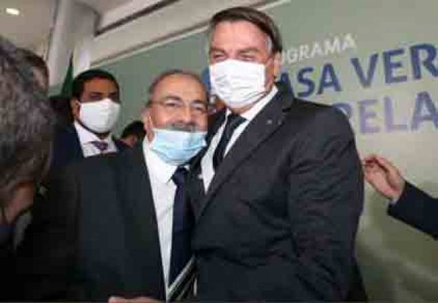 Jair Bolsonaro e Chico Rodrigues
