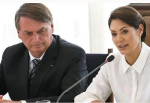 Jair Bolsonaro e Michelle Bolsonaro