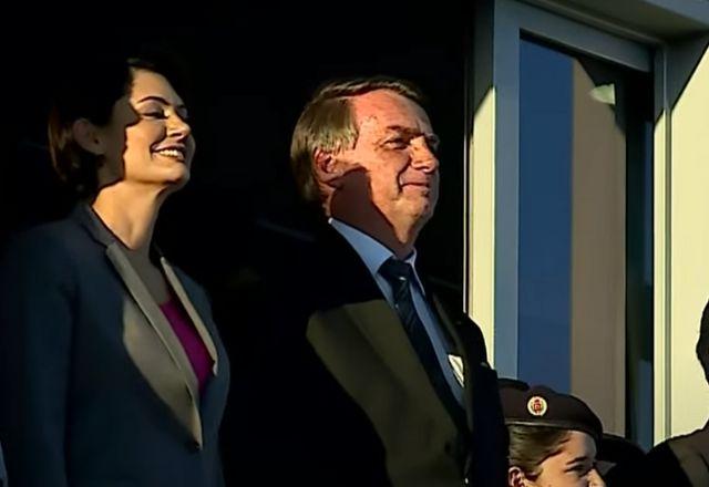 Jair Bolsonaro e Michelle Bolsonaro