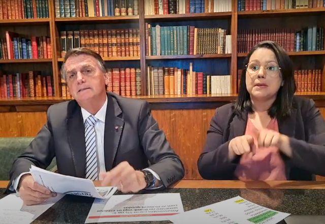 Jair Bolsonaro em live