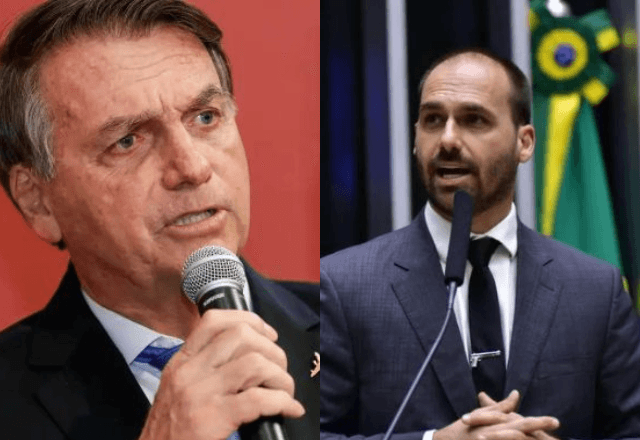 Jair Bolsonaro depôs ao STF sobre filho Eduardo, licenciado nos EUA. | Divulgação