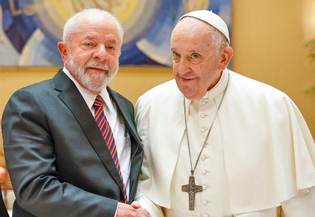 Janja, Lula e Papa Francisco