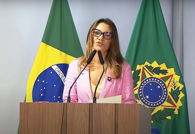 Janja discursa em evento alusivo aos dois anos do 8/1 | Reprodução/YouTube