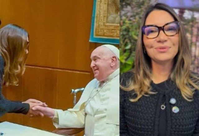 Janja em encontro com papa Francisco | Reprodução/Instagram