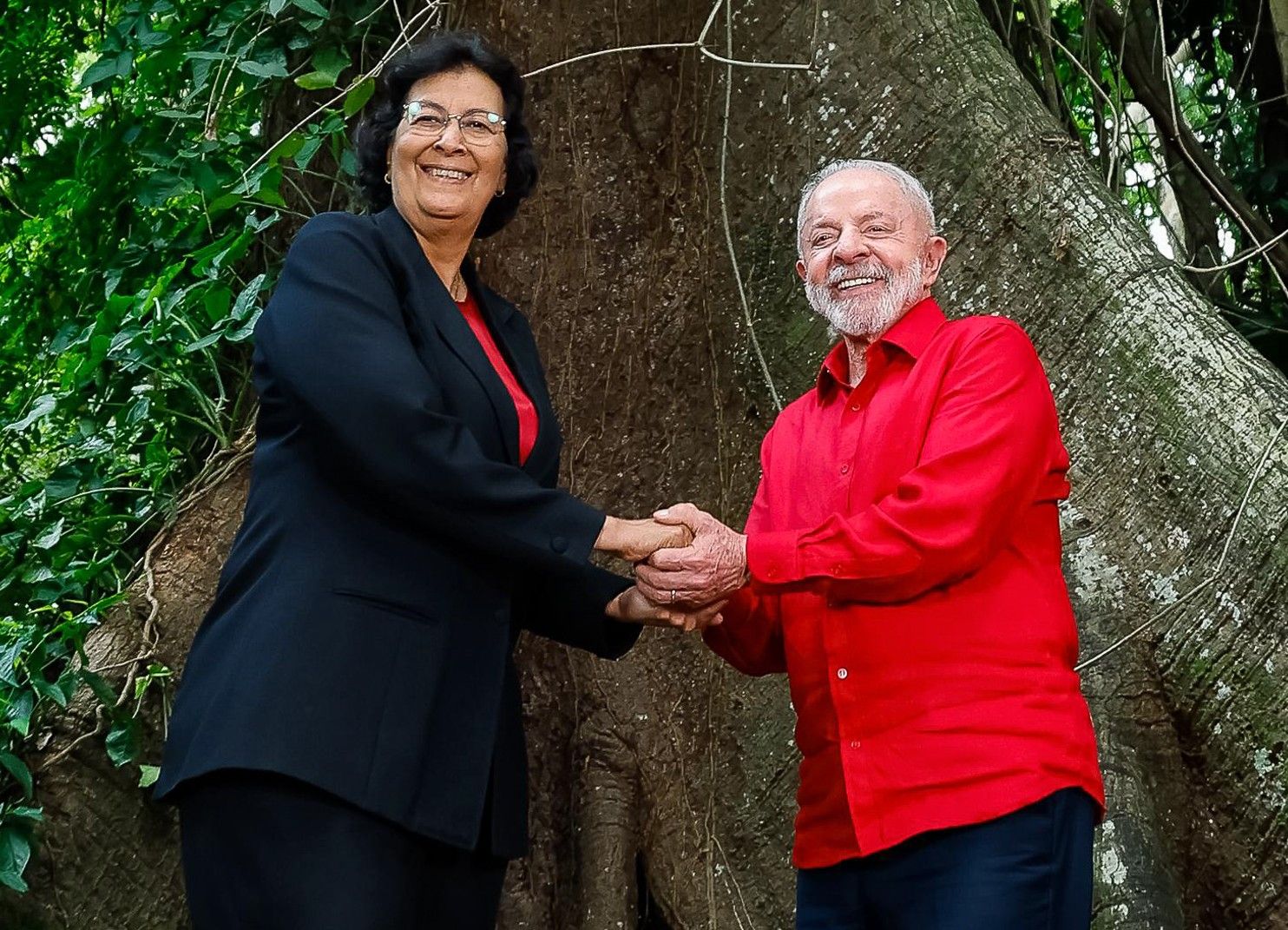 Jennifer Geerlings-Simons e Lula tiveram reunião bilateral na pré-COP30, no Pará, em novembro de 2025 | Divulgação/Ricardo Stuckert/PR