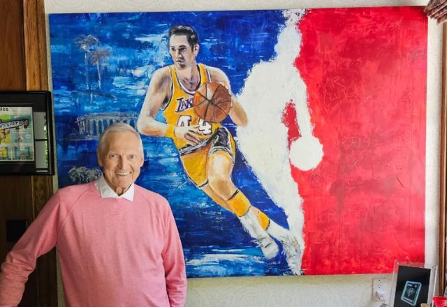 Jerry West, inspiração para logo da NBA e três vezes Hall da Fama do Basquete | Reprodução/Instagram 