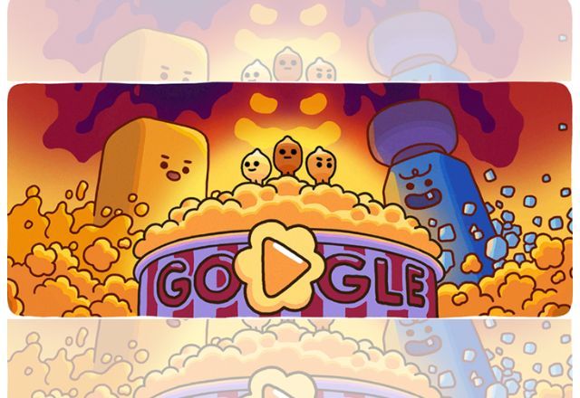 Jogo da pipoca é uma homenagem ao feito da construção da maior máquina de pipoca feito pelo homem, na Tailândia em 2020 | Divulgação/Google