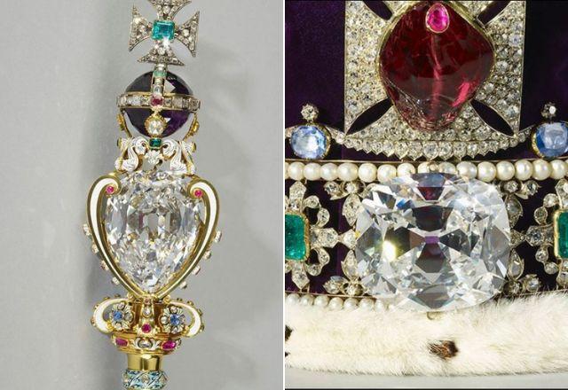 Joiás usadas na coroação do rei Charles III