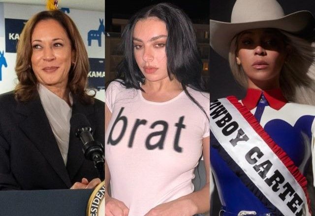 Kamala Harris, Charli XCX e Beyoncé: mundo pop impacta política? | Reprodução/X/Twitter