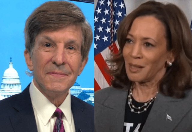 Kamala Harris e Allan Lichtman | Reprodução 