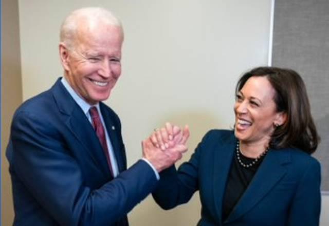 Kamala Harris e Joe Biden - foto da campanha eleitoral