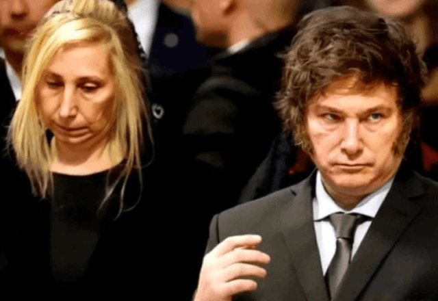 Karine Milei e presidente da Argentina, Javier Milei | Reprodução