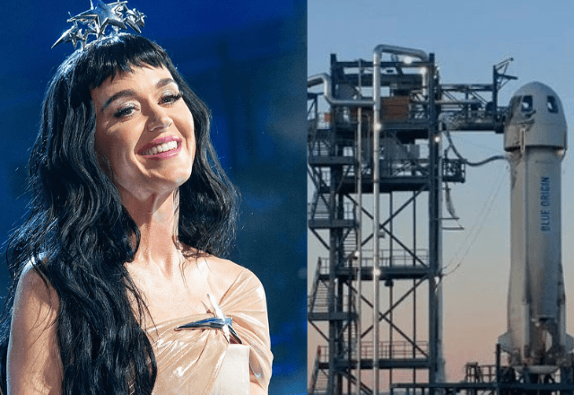 Katy Perry irá ao espaço em missão da Blue Origin | Reprodução/Wiki/X/@blueorigin