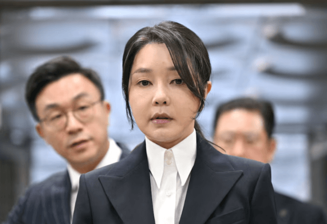 A ex-primeira-dama da Coreia do Sul, Kim Keon Hee | Foto: reprodução/Reuters