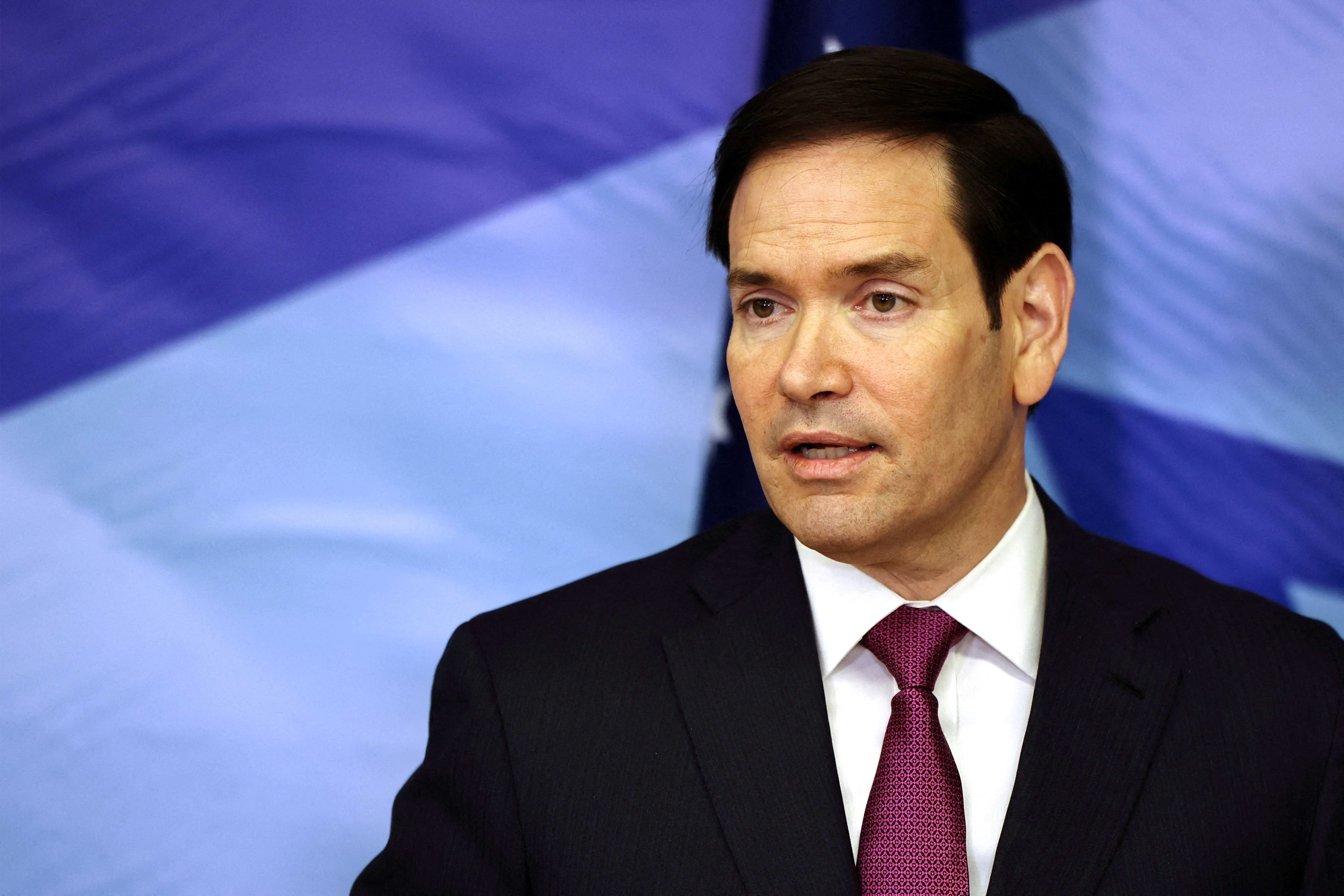 Secretário de Estado dos EUA, Marco Rubio, em Jerusalém | Foto: REUTERS/Fadel Senna 