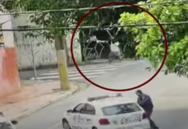 Ladrões roubam carro com bebês dentro durante perseguição policial