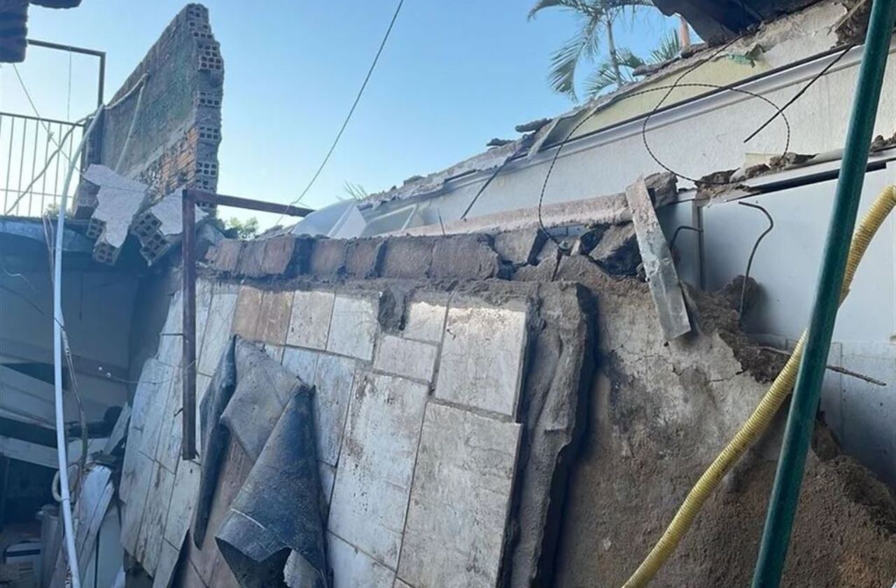 Moradores relataram que a laje apresentava rachaduras e infiltrações | Brigada Militar/Divulgação