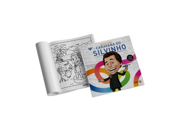 Caravana do Silvinho – Livro de Colorir | Foto: Divulgação