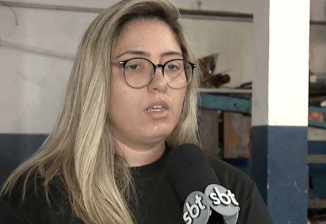 Larissa Freire, motorista de aplicativo agredida, relata situação ao SBT | Reprodução