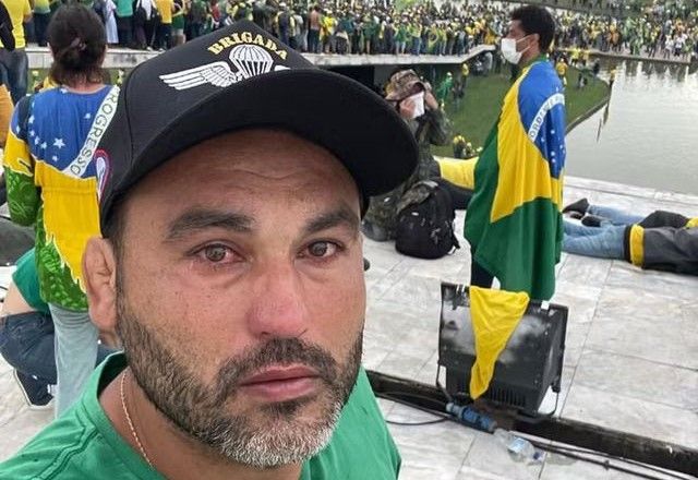 Léo Índio no 8 de janeiro alvo de denúncia da PGR | Reprodução
