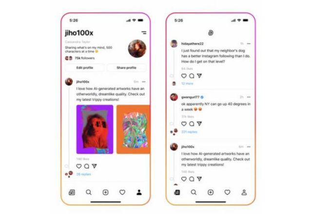 O Twitter da Meta terá interface e base de usuários do Instagram | Reprodução/Lia Haberman