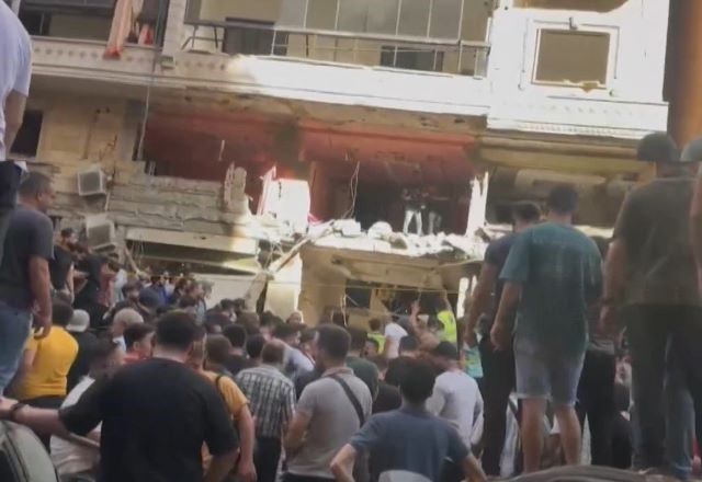 Líbano sofreu ataque de Israel após Hezbollah disparar mais de 100 foguetes | Reprodução