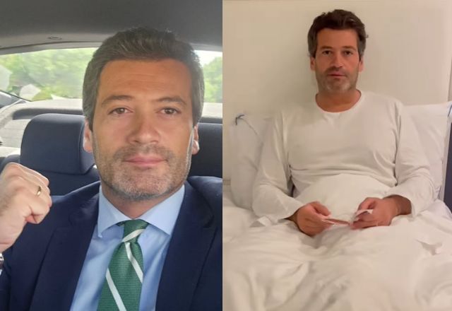 Líder da extrema direita em Portugal desmaia novamente em comício de campanha | Reprodução/Redes sociais