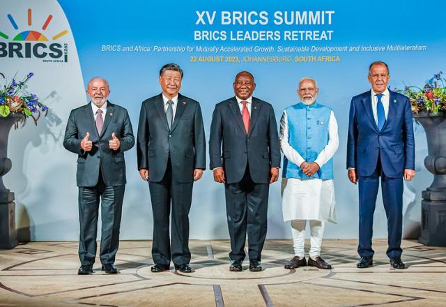 Líderes do Brics