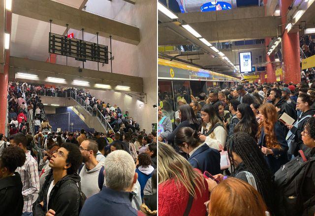 Apagão nacional impacta operação da Linha 4-Amarela do Metrô de SP Apagão nacional impacta operação da Linha 4-Amarela do Metrô de SP