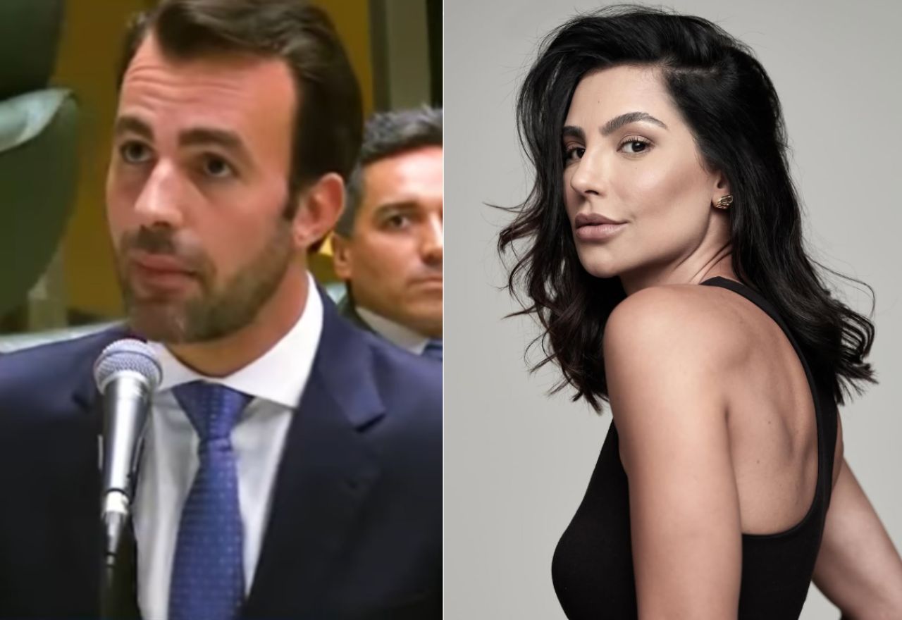 Cinthia foi casada com Lucas Bove por apenas três meses - Redes Sociais / Reprodução
