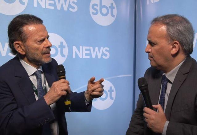 Luciano Coutinho e Guto Abranches durante entrevista na 10ª edição do Congresso de Inovação da Indústria da CNI