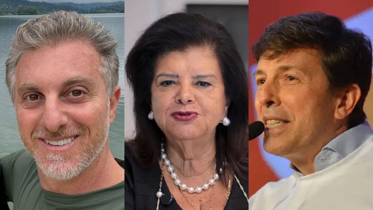 Luciano Huck, Luiza Helena Trajano e João Amoêdo, signatários do manifesto “Pela Lei e Pelo Brasil”. | Reprodução/Redes sociais