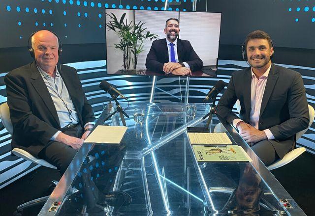 Luis Cassineli e Davi Bontempo com Pablo Valler