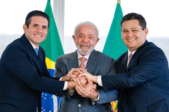 Lula convidou Hugo Motta e Davi Alcolumbre para viagem ao Japão | Ricardo Stuckert/PR