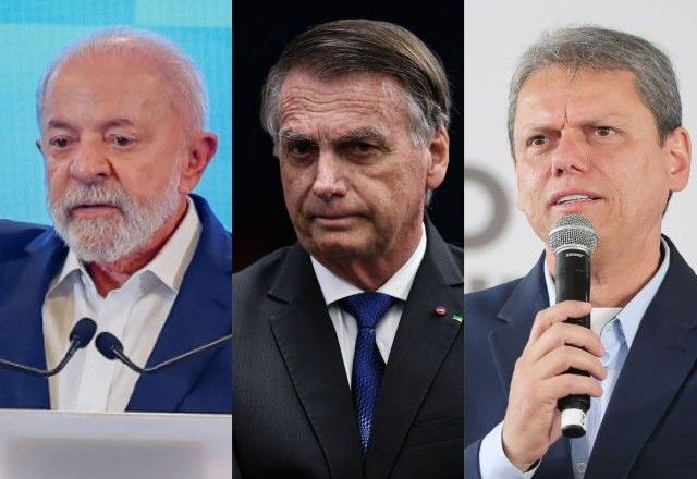 Lula, Bolsonaro e Tarcísio: nova pesquisa Datafolha traz projeções para 2026 | Divulgação/Ricardo Stuckert/PR, Divulgação/Ton Molina/STF e Divulgação/Pablo Jacob/Governo de SP