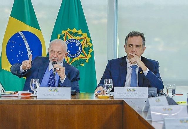 Lula (PT) e presidente do Senado e Congresso, Rodrigo Pacheco (PSD-MG) | Divulgação/Ricardo Stuckert/PR