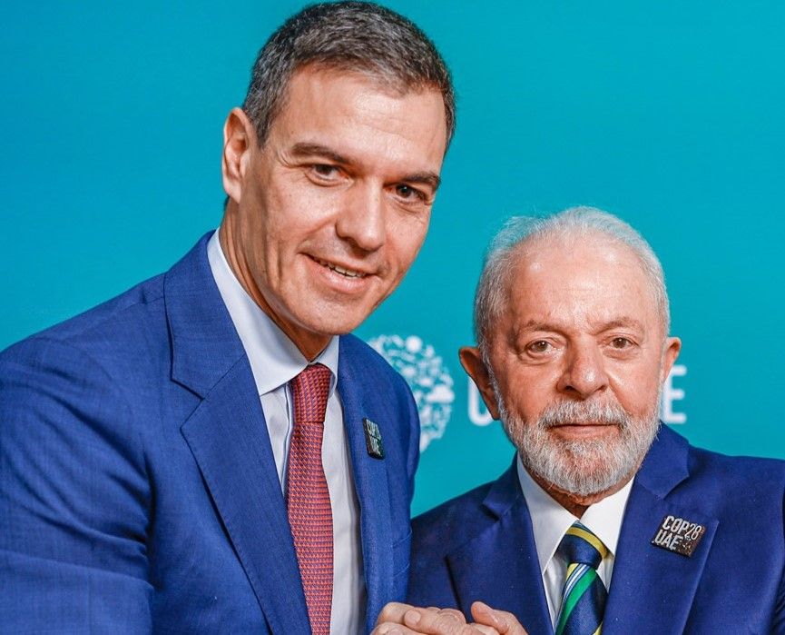 Lula recebe presidente da Espanha, Pedro Sánchez, no Planalto Lula recebe presidente da Espanha, Pedro Sánchez, no Planalto