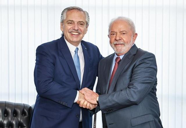 Lula cumprimenta Alberto Fernández (Ricardo Stuckert)