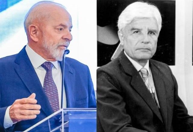 Lula descreveu Cid Moreira como "uma das personalidades mais emblemáticas da história do nosso jornalismo e televisão" | Divulgação/Ricardo Stuckert/PR e Reprodução/Acervo Grupo Globo