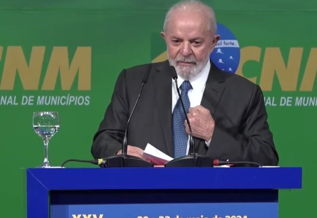 Lula discursa na 25ª Marcha dos Prefeitos | Reprodução/YouTube