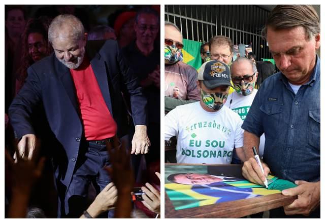 Lula e Bolsonaro