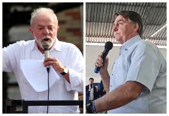Lula e Bolsonaro