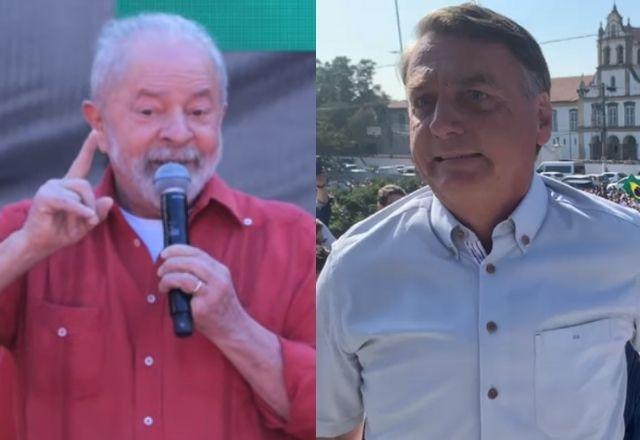 Lula e Bolsonaro