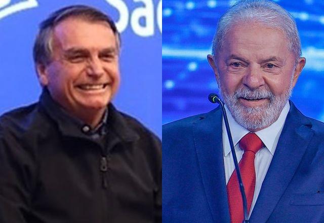 Lula e Bolsonaro lideram