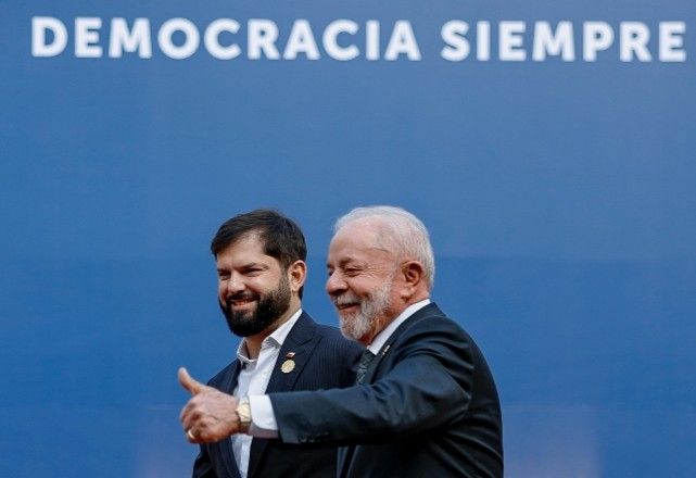 Lula com o presidente do Chile, Gabriel Boric | Divulgação/Ricardo Stuckert/PR