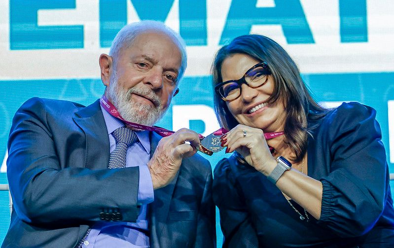 Presidente e primeira-dama participam de cerimônia de premiação da Olimpíada Brasileira de Matemática | Ricardo Stuckert/Presidência da República