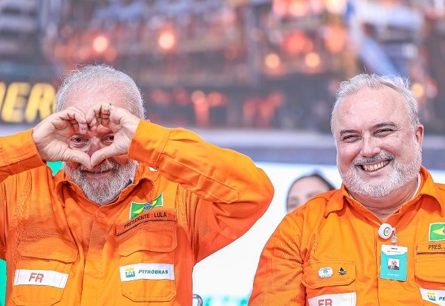 Lula e Jean Paul Prates, presidente da Petrobras